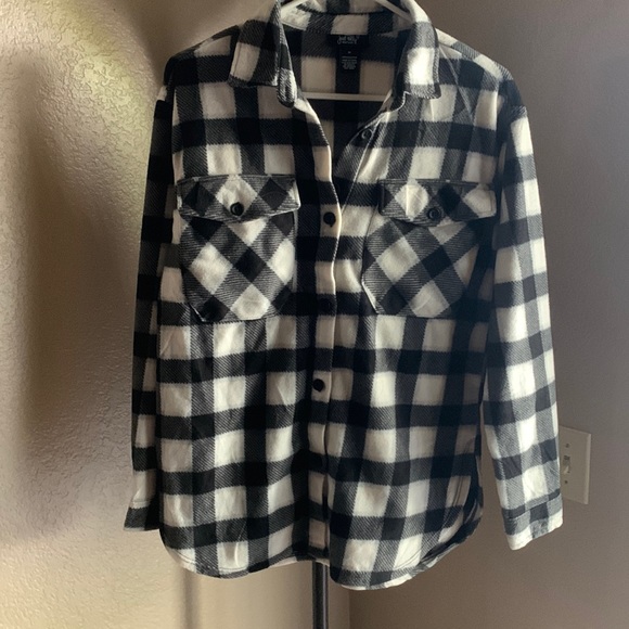 just polly Tops - Women Button up flannel